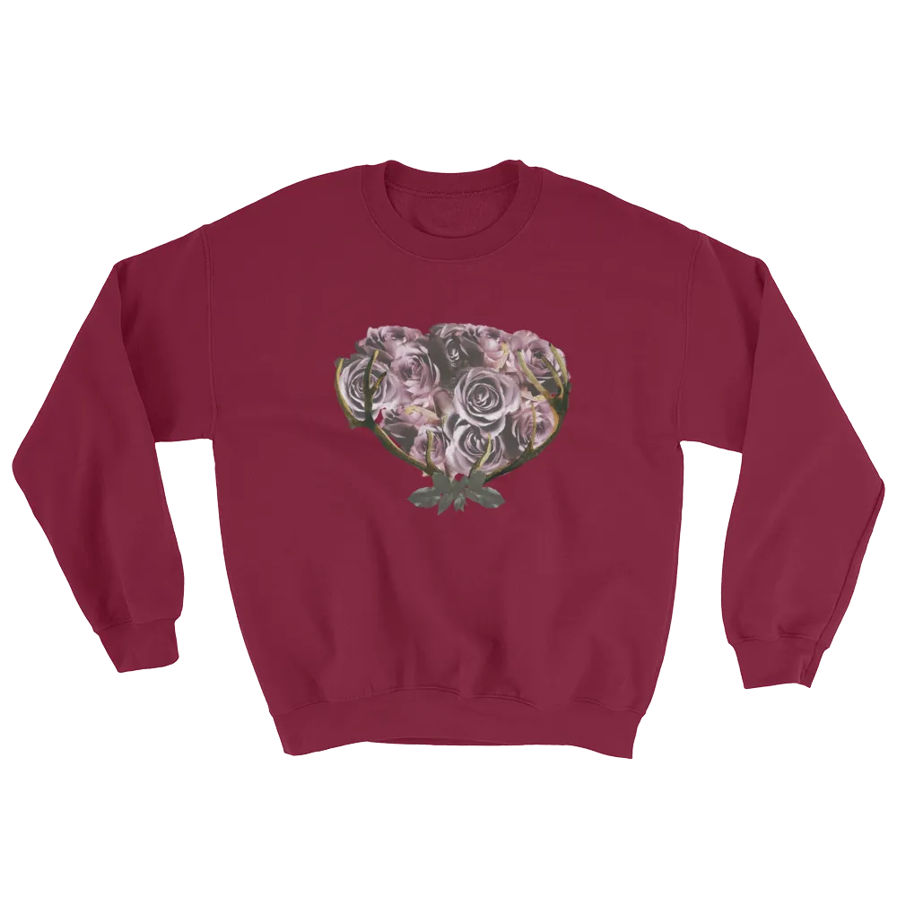 River Row Dark Floral Basket Sweatshirt