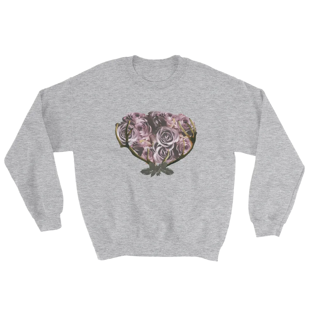 River Row Dark Floral Basket Sweatshirt