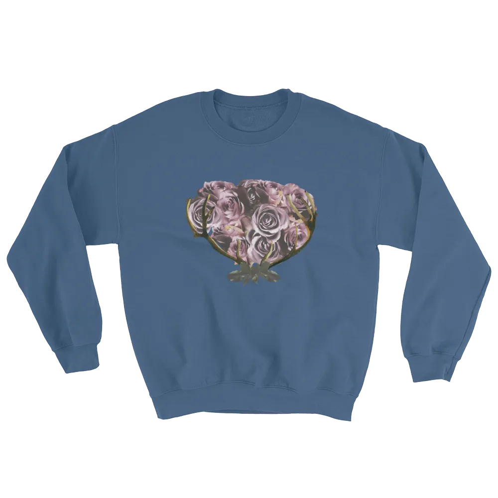 River Row Dark Floral Basket Sweatshirt