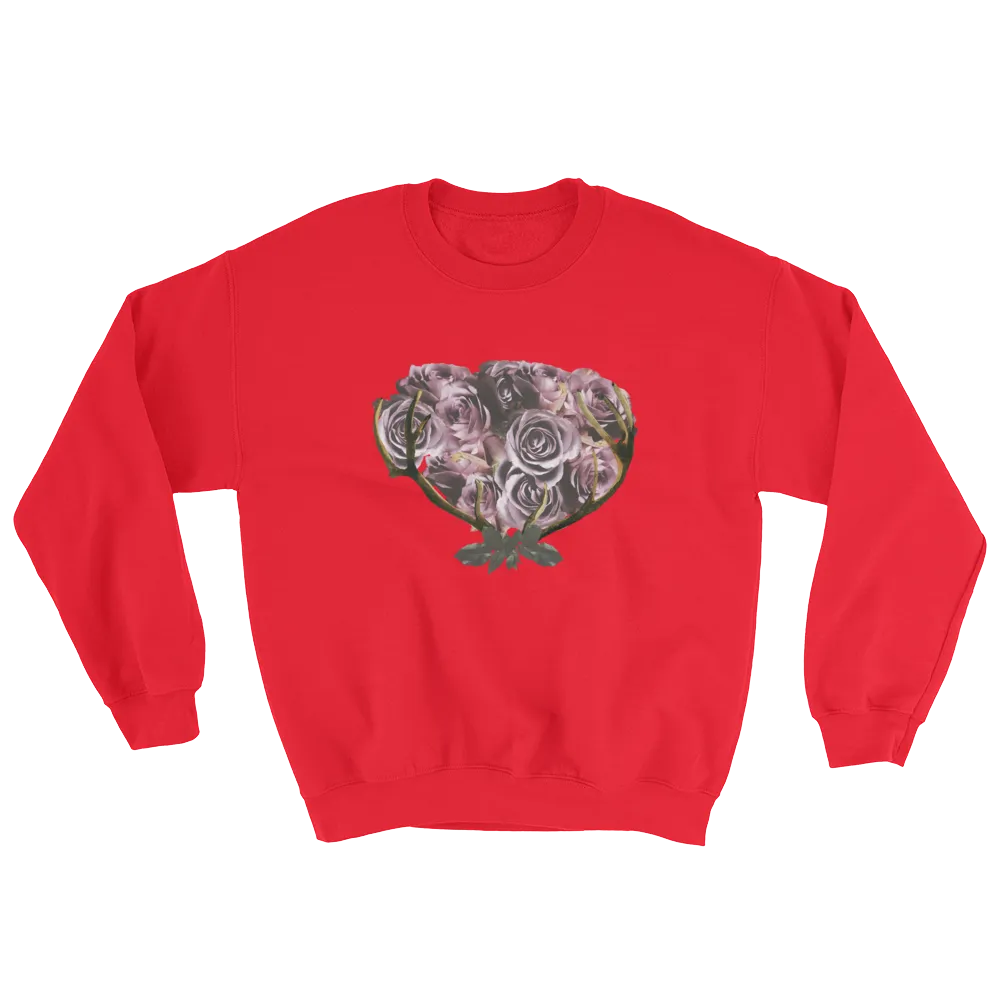 River Row Dark Floral Basket Sweatshirt