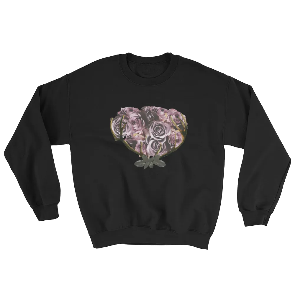 River Row Dark Floral Basket Sweatshirt