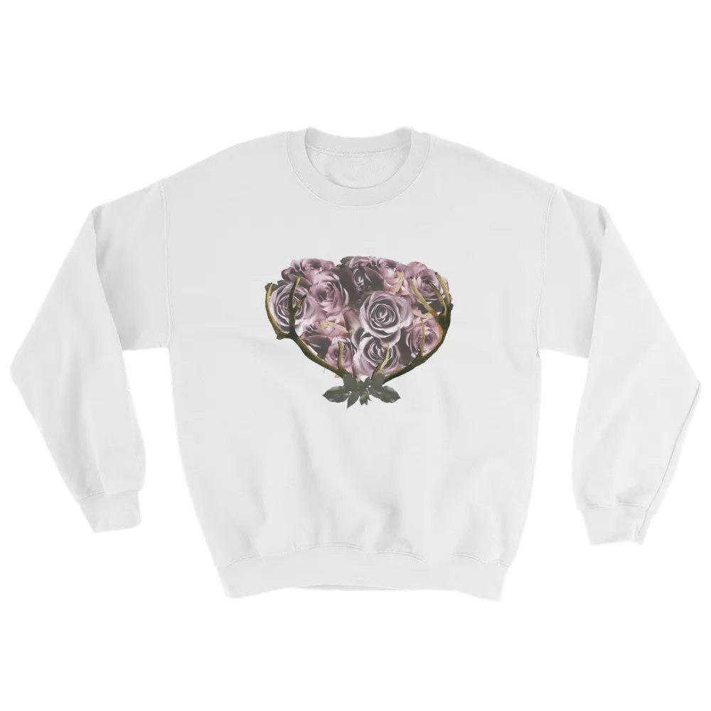 River Row Dark Floral Basket Sweatshirt