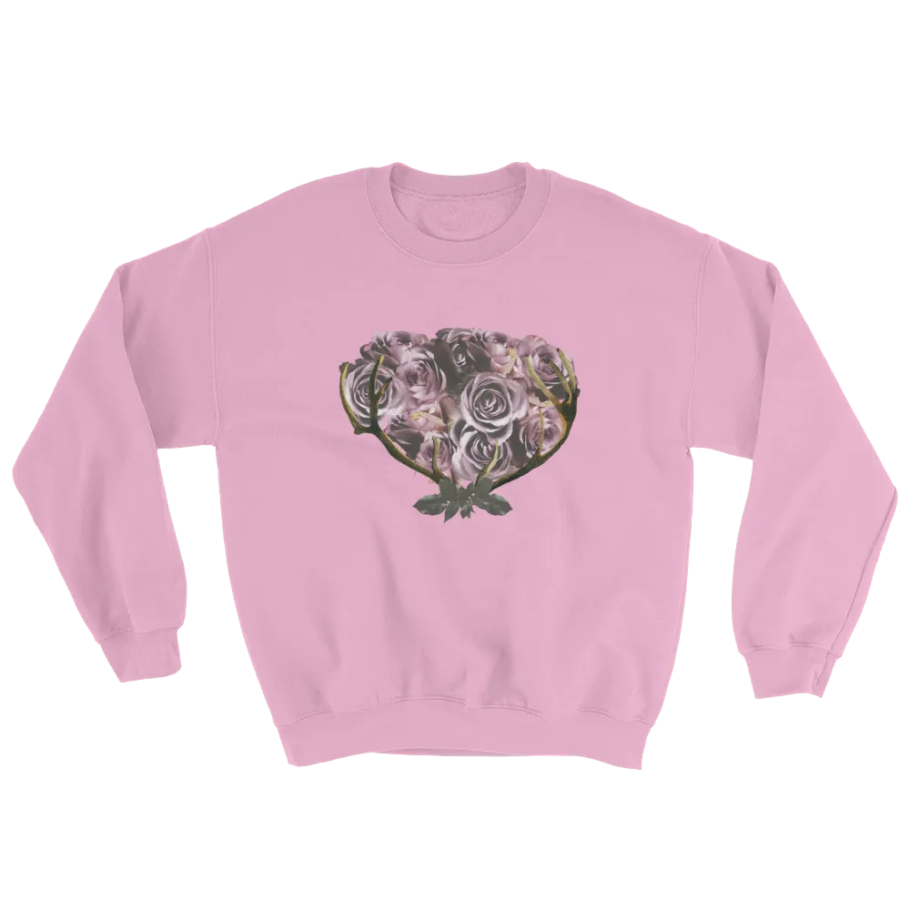 River Row Dark Floral Basket Sweatshirt