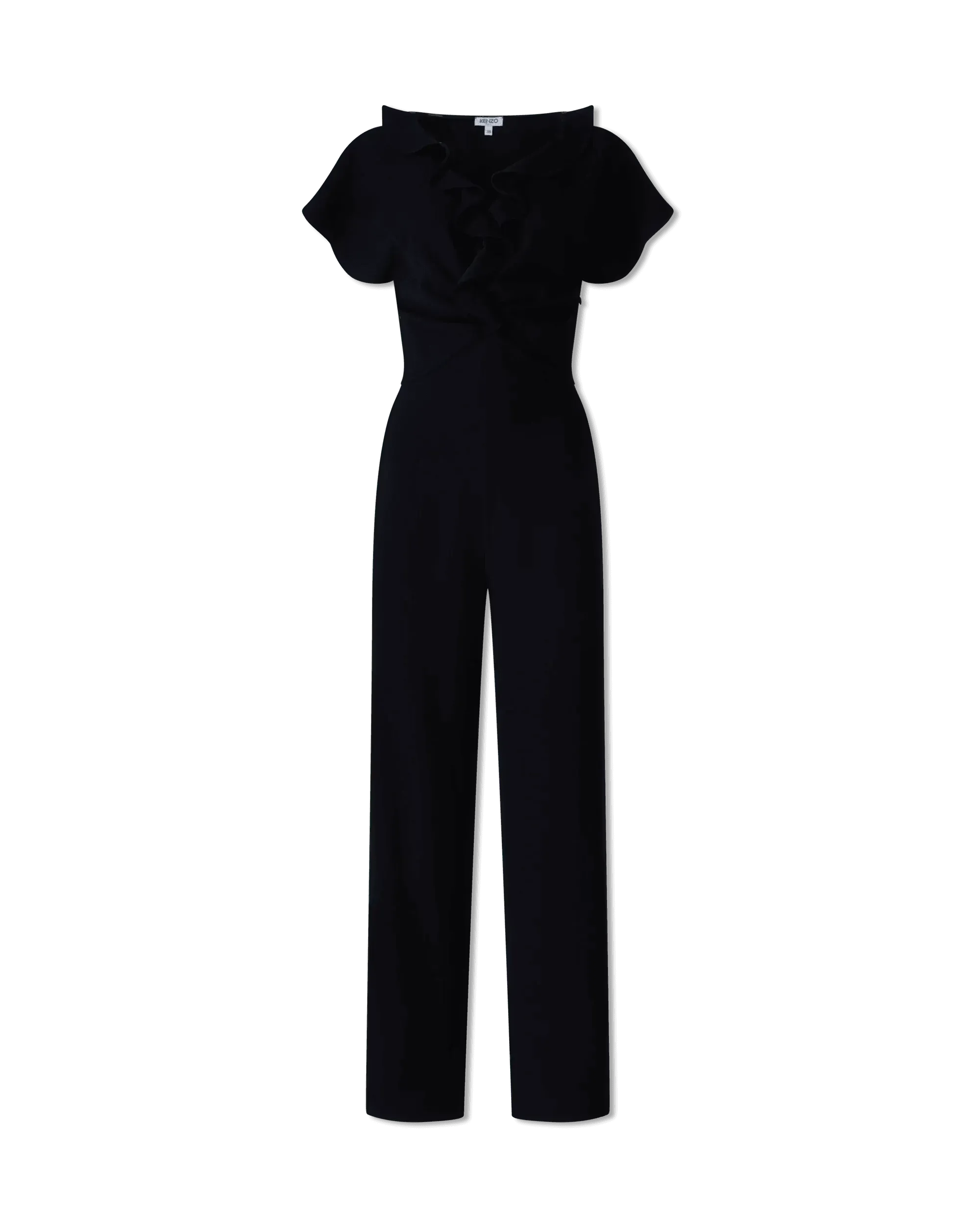 Ruffled Front Jumpsuit