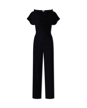 Ruffled Front Jumpsuit