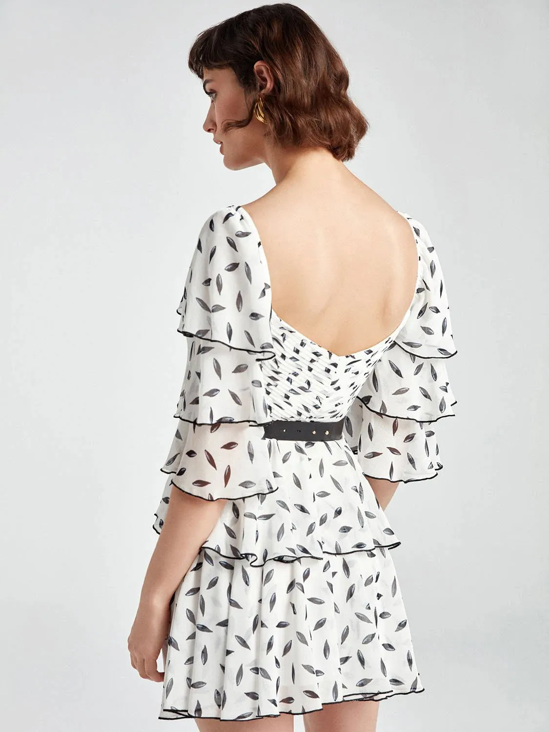 Ruffled Mini Dress