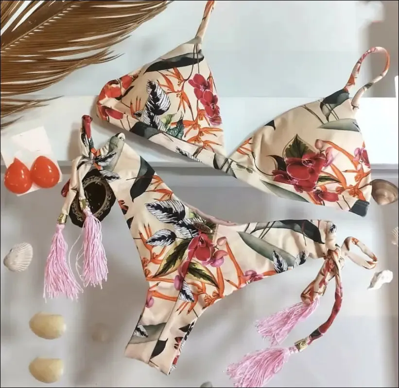 Ruotongsept bikini women's swimsuit new swimwear female sexy bikinis set push up swimming