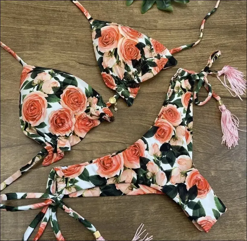 Ruotongsept bikini women's swimsuit new swimwear female sexy bikinis set push up swimming