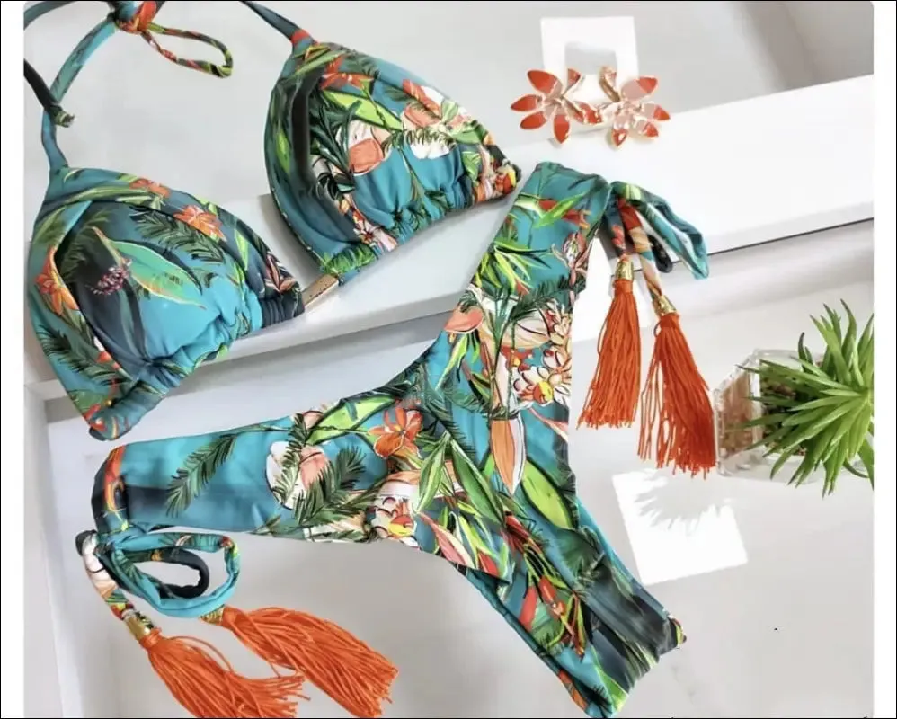 Ruotongsept bikini women's swimsuit new swimwear female sexy bikinis set push up swimming