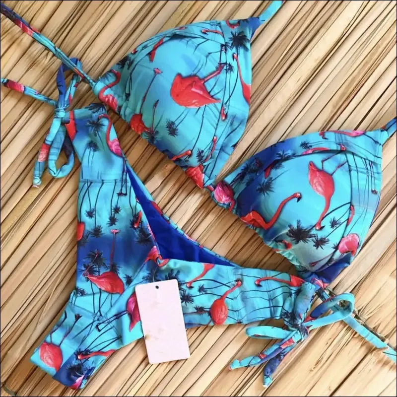Ruotongsept bikini women's swimsuit new swimwear female sexy bikinis set push up swimming