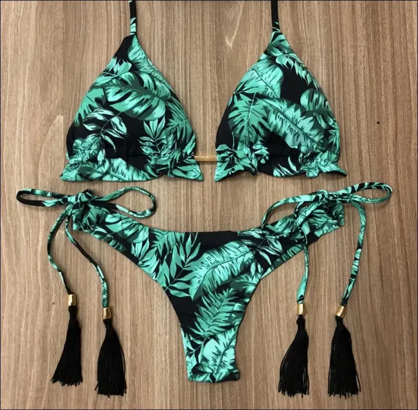 Ruotongsept bikini women's swimsuit new swimwear female sexy bikinis set push up swimming