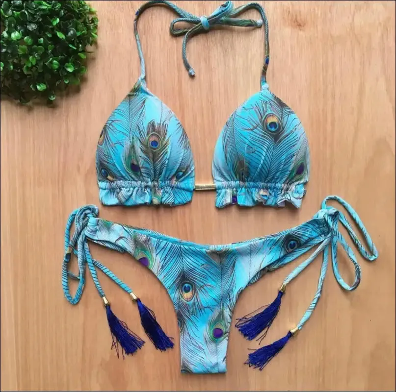 Ruotongsept bikini women's swimsuit new swimwear female sexy bikinis set push up swimming