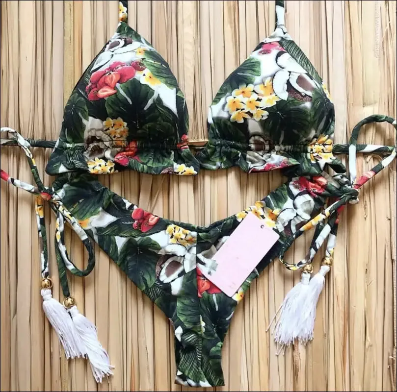Ruotongsept bikini women's swimsuit new swimwear female sexy bikinis set push up swimming