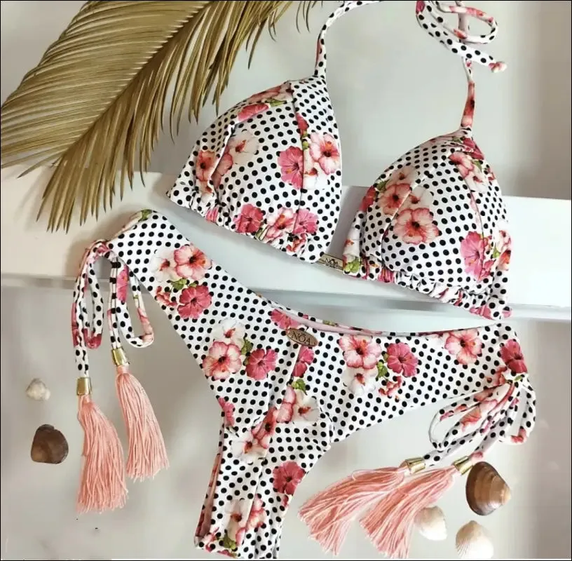 Ruotongsept bikini women's swimsuit new swimwear female sexy bikinis set push up swimming