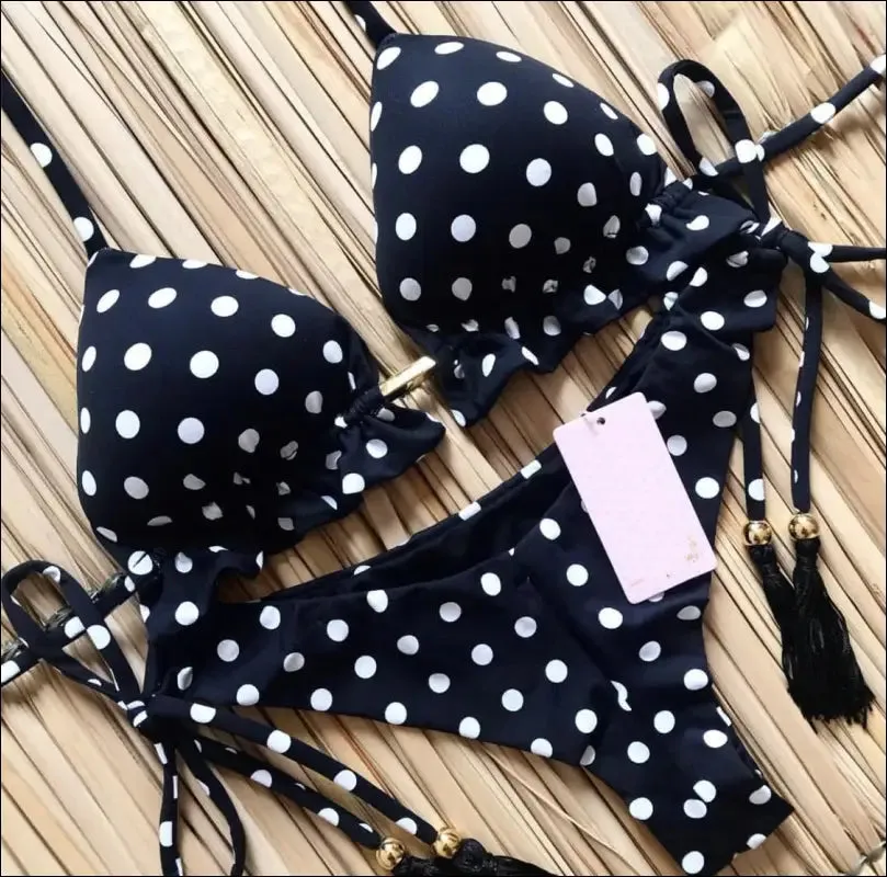 Ruotongsept bikini women's swimsuit new swimwear female sexy bikinis set push up swimming