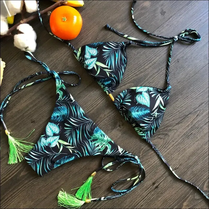Ruotongsept bikini women's swimsuit new swimwear female sexy bikinis set push up swimming