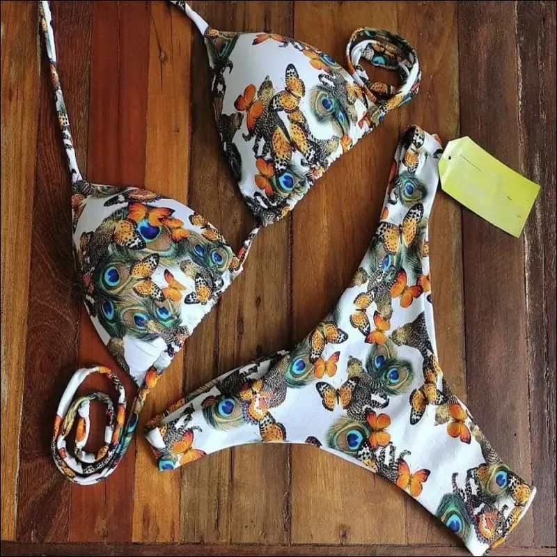 Ruotongsept bikini women's swimsuit new swimwear female sexy bikinis set push up swimming