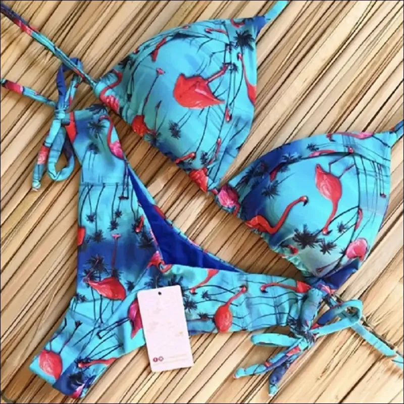 Ruotongsept bikini women's swimsuit new swimwear female sexy bikinis set push up swimming