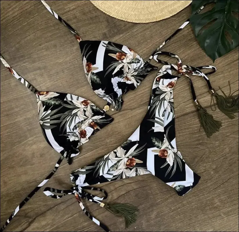 Ruotongsept bikini women's swimsuit new swimwear female sexy bikinis set push up swimming