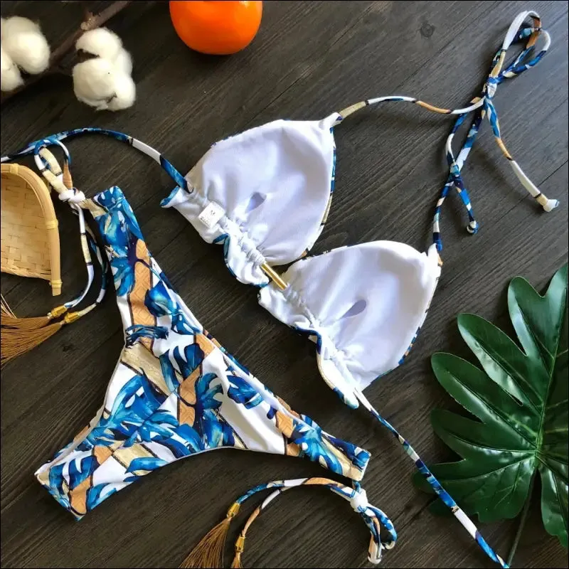 Ruotongsept bikini women's swimsuit new swimwear female sexy bikinis set push up swimming