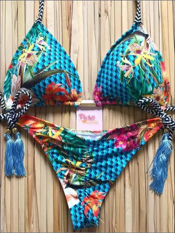 Ruotongsept bikini women's swimsuit new swimwear female sexy bikinis set push up swimming