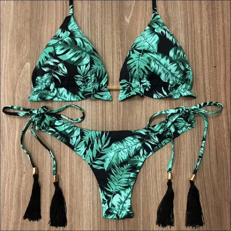 Ruotongsept bikini women's swimsuit new swimwear female sexy bikinis set push up swimming