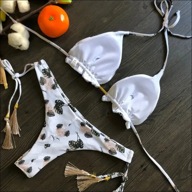 Ruotongsept bikini women's swimsuit new swimwear female sexy bikinis set push up swimming