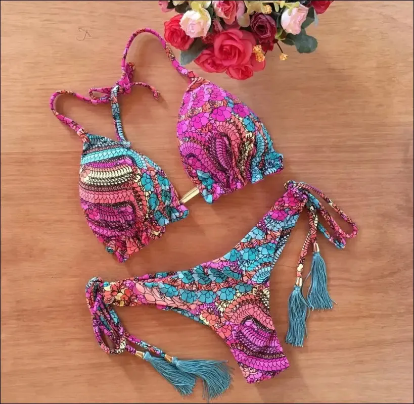 Ruotongsept bikini women's swimsuit new swimwear female sexy bikinis set push up swimming