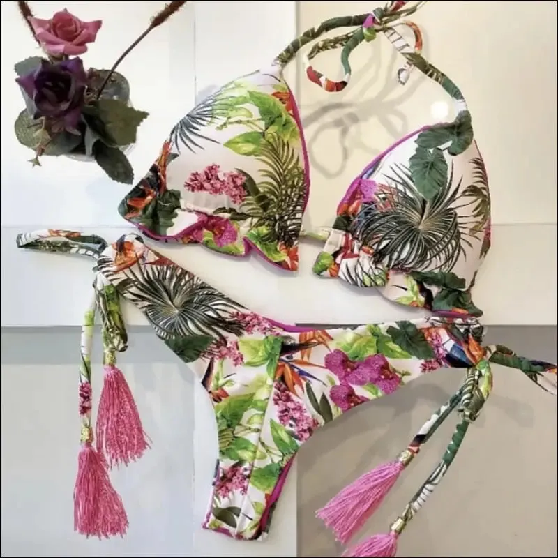 Ruotongsept bikini women's swimsuit new swimwear female sexy bikinis set push up swimming