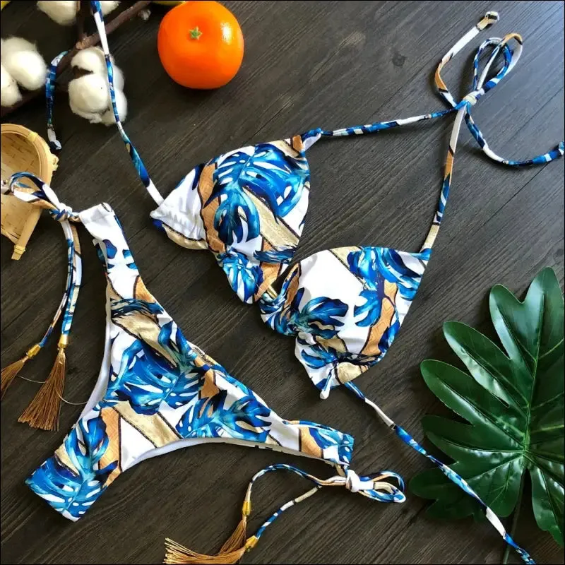 Ruotongsept bikini women's swimsuit new swimwear female sexy bikinis set push up swimming