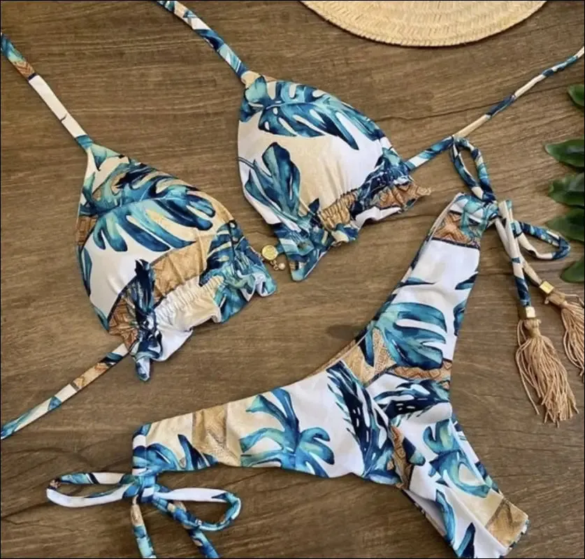 Ruotongsept bikini women's swimsuit new swimwear female sexy bikinis set push up swimming