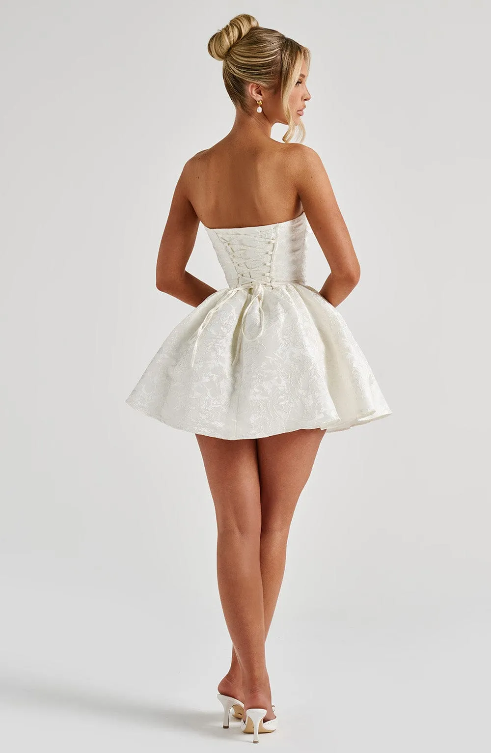 Salome Mini Dress - Ivory