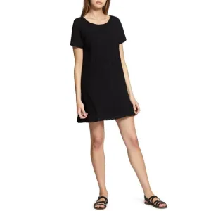 Sanctuary After Glow Pleated Lace-Trim Mini Dress