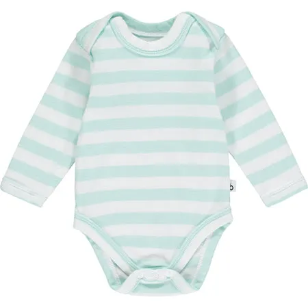 Seafoam Stripe Long Sleeve Bodysuit