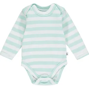 Seafoam Stripe Long Sleeve Bodysuit