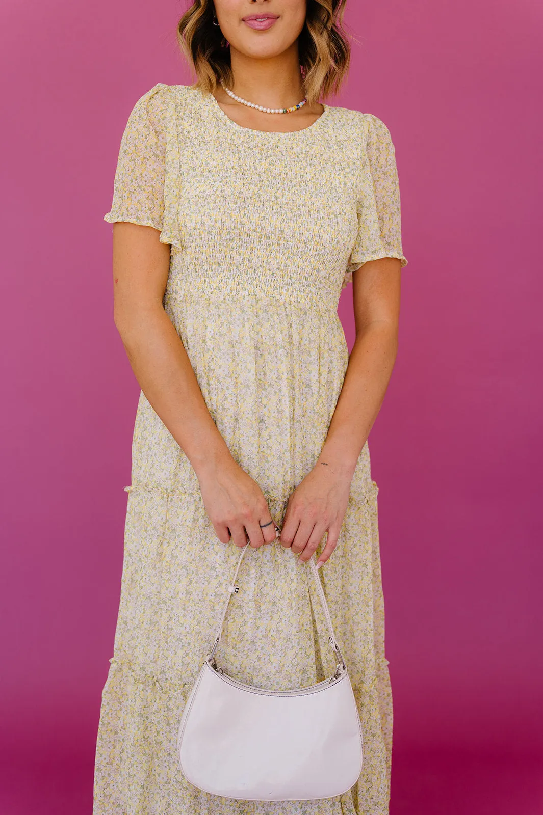 Secret Garden Floral Midi Dress