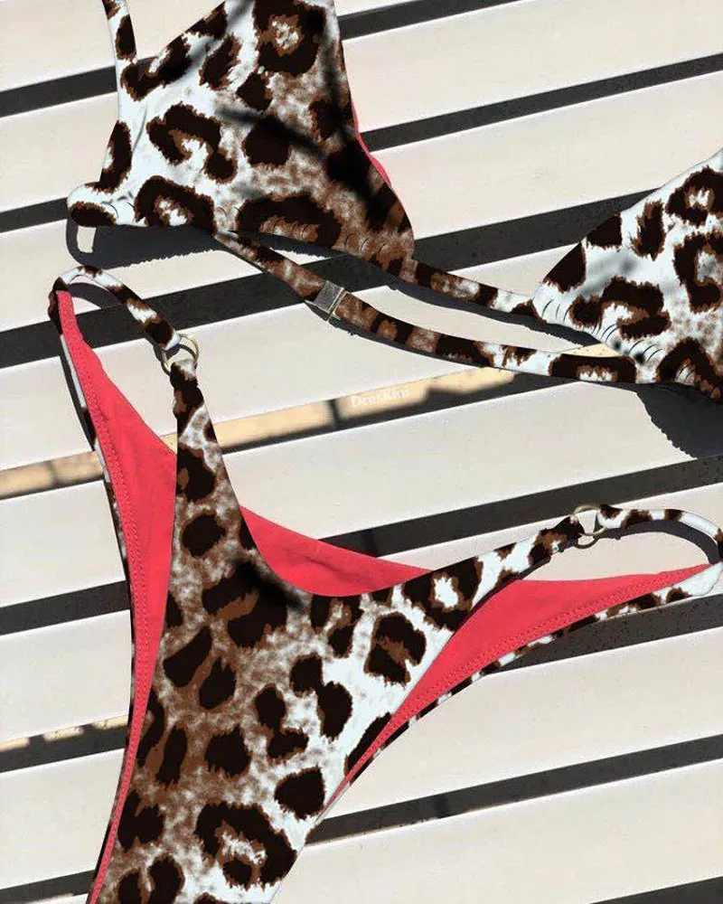Sexy Leopard Bikini Suit