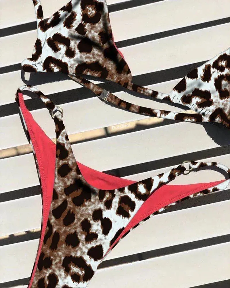 Sexy Leopard Bikini Suit