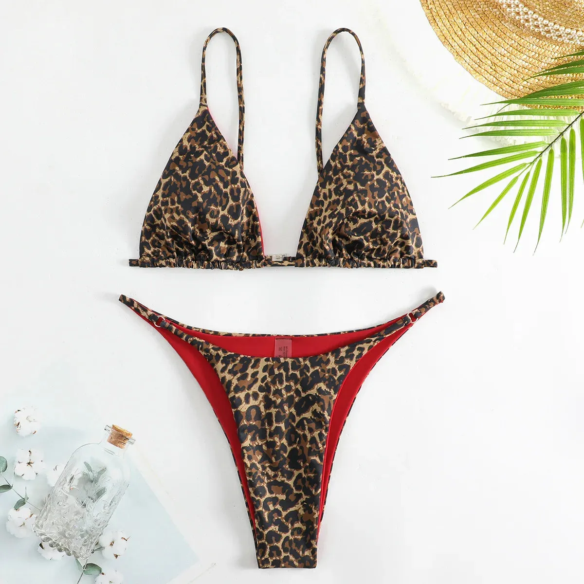 Sexy Leopard Bikini Suit