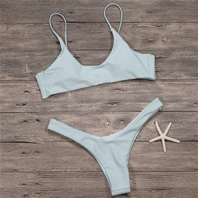 Sexy Micro Bikini Plus Size Swimwear Push Up Thong