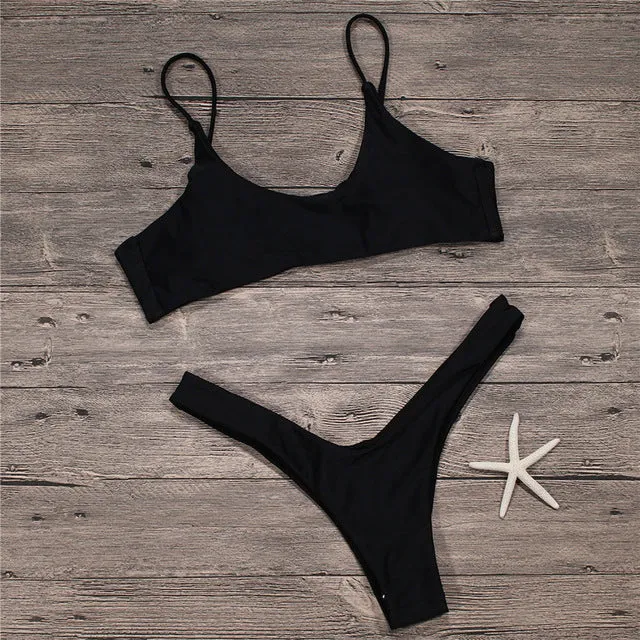 Sexy Micro Bikini Plus Size Swimwear Push Up Thong