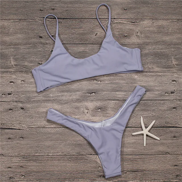 Sexy Micro Bikini Plus Size Swimwear Push Up Thong