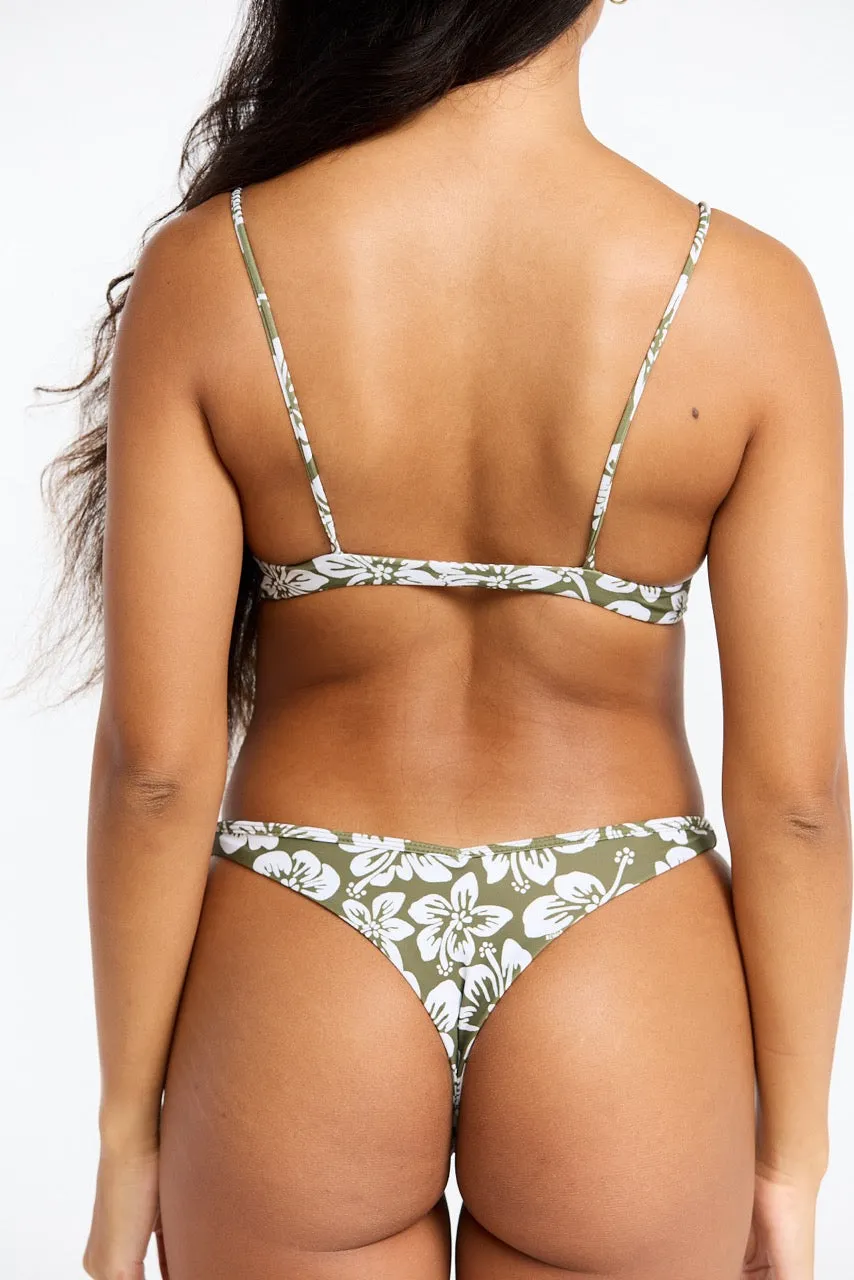 Shea Top - Green Batik