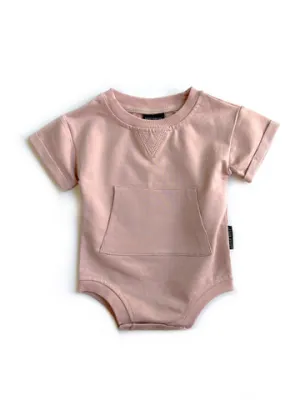 SHORT SLEEVE CREWNECK ONEPIECE - SUN KISSED