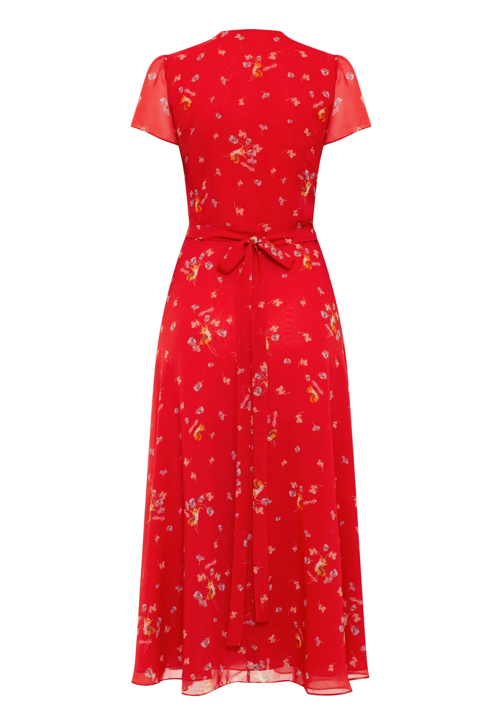Short sleeve midi dress