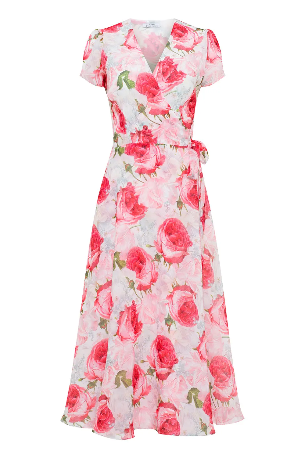 Short sleeve midi dress