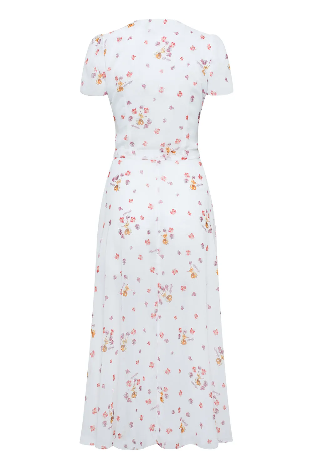 Short sleeve midi dress