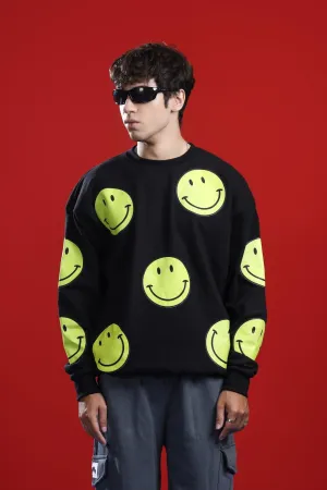 SMILEY OVERSIZED SWEATSHIRT