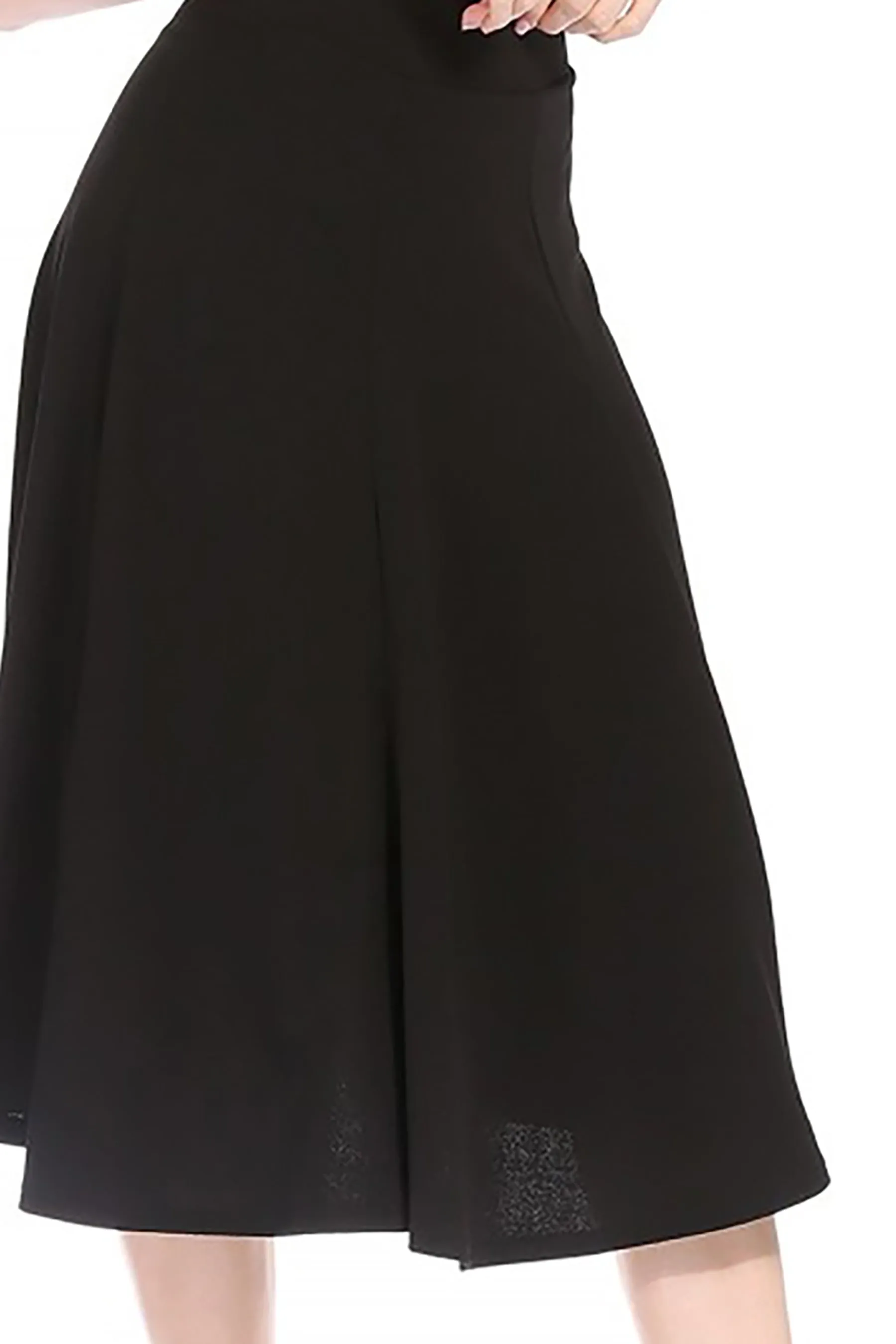 Solid Flared Lightweight Elastic Long Midi A-Line Skirt S834 $10Each