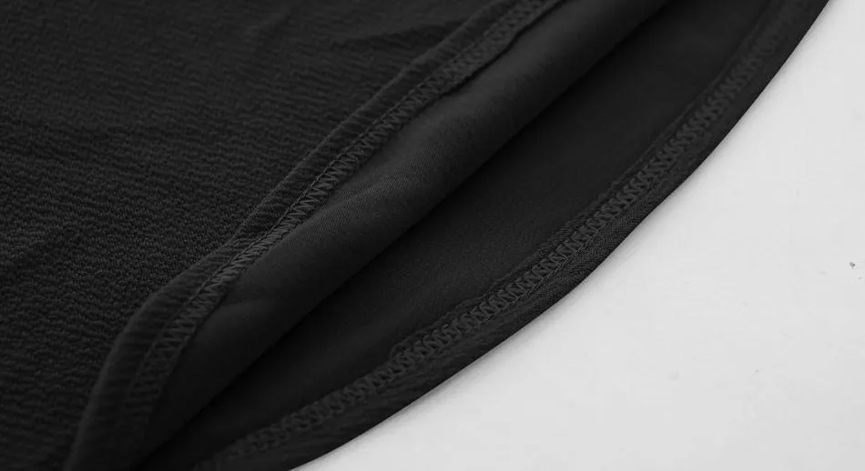 Solid Pleated Mini Skirt
